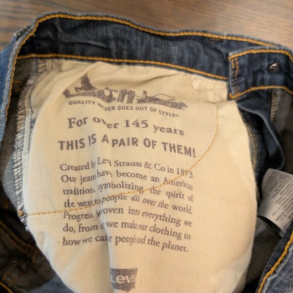Levi's 514 Classic Blue Denim Jeans Size W32 L32 - Picture 13 of 15